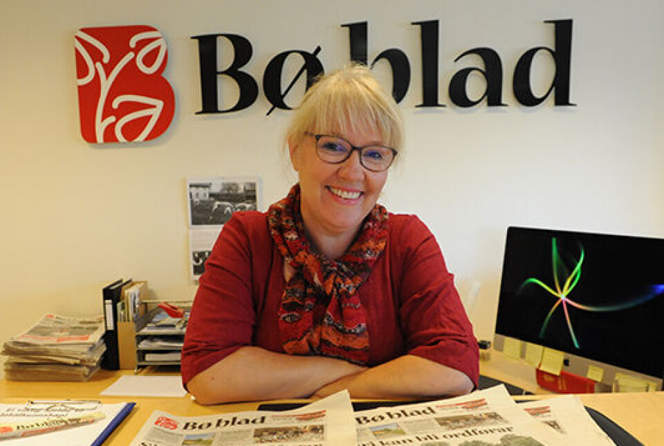 REDAKTØR: Hilde Eika Nesje i Bø blad.