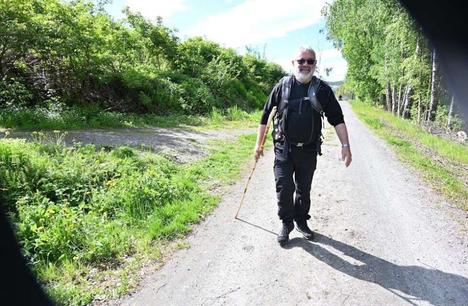 INITIATIVTAKAR: Pensjonert soknediakon Ivar Solbu var ein av dei som i si tid var med på å starte tradisjonen med pilegrimsvandring. FOTO: Hilde Eika Nesje