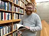 Direktør i Nynorsk kultursentrum Per Magnus Finnanger Sandsmark lanserer ei ordning for pilotbibliotek for nynorsk i kommunar med nynorskelevar.