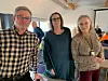 MDG-GRUPPA: I kommunestyret sit desse tre frå MDG, f.v. Espen Lydersen, Helle Friis Knutzen, Ingebjørg Nordbø. Foto: Evy Beate Stykket