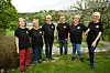 FRIVILLIGE: Rundt 30 frivillige er med og legg til rette for ei fin vandring. Blant andre Helga Sannes Marthinsen (f.v.), Bergit Li, Åge Bjørnerud, Bjørnar Nesje, Jorid Vale og Aslaug Torstveit.