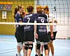 NM-SLUTTSPEL: Skarphedin volleyball sitt U15-lag under NM-sluttspelet i helga. Her er det pep-talk før kamp.