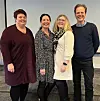 MEINING: F.v. Linda Pettersen (avdelingssekretær), Torunn Bredvei Steinsholt (leiar), Monica Holtan (nestleiar) og Vidar Bjørnø Byholt (avdelingssekretær).