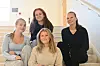 NYE ELEVAR: Siri Marie Nystog (f.v.), Tuva Tvitekkja Skjelde, Guro Mostøyl og Vilde Smeland (i midten).