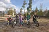 Sykkelbane pump-track pumptrack Hørte Framme frå venstre Åse Langkaas Søgnen, Iver Ytreland, Liv Langkaas Søgnen, Mathias Staver Slettemeås, Sebastian Lia Darrud. Bak f.v. Hanne Staver Slettemeaås, Martin Ytreland, André Søgnen, Vigdis Svartdal