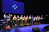 BUNAD PÅ SCENEN: Bunad kan brukast til så mange anledningar, også på scenen under Telemarkfestivalen.