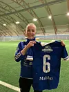 Tilbake i blå drakt: Jorunn Hellekås vender tilbake til Skarphedin. Foto: privat