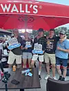 TOPP RESULTAT. Her er utøvarane frå Sauherad IL Wakeboard - Haakon Aamodt, Elisabeth Røyneberg, Magnus Kristansen, Lucas Ruud og Elias Poppe.
