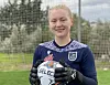 SØLVGLISET: Fotballkeeper Una Langkås kan smile breit etter EM-debuten