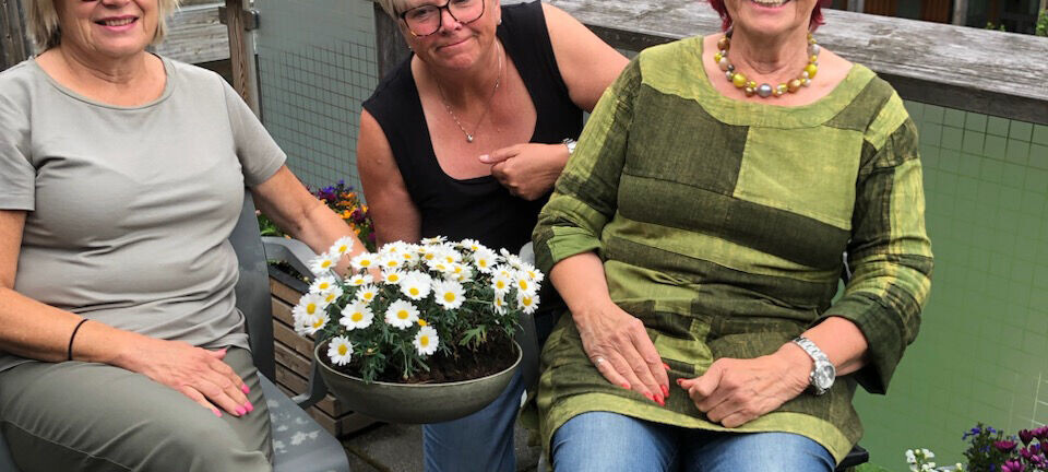 Tre damer som får skryt opp i skyene