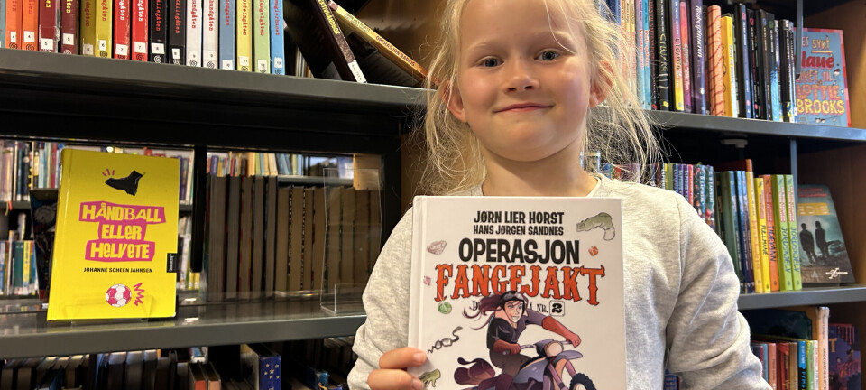 Liv (6) har ein favoritt: – Det er kjempegøy, dei løyser mysterium