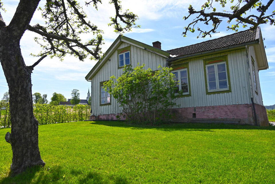 EIT AV DEI ELDSTE: Dette gamle huset på Grauteknapp er rundt 200 år gammalt og blir omtala som eit kulturminne.
