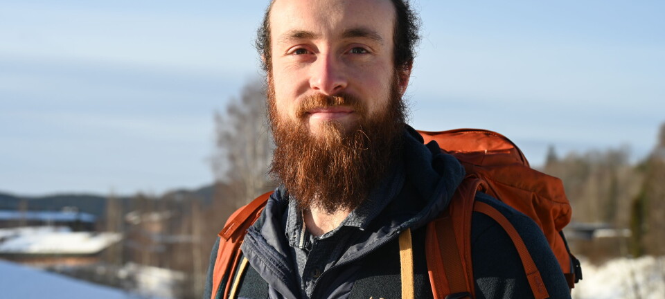 Yann har lært at ull er gull, og har kvikklunsj i sekken