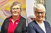 MEINING: Pauline Gundersen Nordbø, fylkesleiar, ogSonja Ekman, nestleiar iNasjonalforeningen for folkehelsen Vestfold og Telemark fylkeslag.