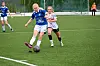 GOD JOBB. Skarphedins damelag i fotball spelte ein god kamp mot Flint frå Tønsberg. Her Miriam Erikstein som spelte ein svært god kamp og skåra for heimelaget i andre omgang.