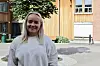 PLEIEMEDARBEIDAR: Rebekka (21) har sommarjobb på skjerma avdeling på sjukeheimen.