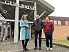 ØNSKJER IKKJE FLYTTING NÅ: Midt-Telemark MDG signaliserer at partiet ikkje ønskjer bibliotekflytting nå. F.v. Helle Friis Knutzen, Espen Lydersen og Sindre Flø.