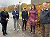 NYTT STYRE I BLINDEFORBUNDET TELEMARK: F.v. Wenche B. Odden, Øivind Bekkevold, Aud Hartvigsen, Berit B. Eikehaug og Svenn Thore Oredalen.