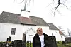 NOMINERT: Anne Fagermo er blant dei nominerte. Her er ho ved Sauherad kirke i samband med innspeling av «Stone church sessions». Arkivfoto: Gro B. Røiland