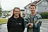 MILD FORM: Thea Karoline Høibø Bergene (20) og Sverre Tveter (20) meiner dei prater ei mild form av bøhering. – Eg blir ofte dialektforvirra, fortel Thea.