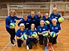 BØ OPTIMISTENE: Her er gjengen som spelte finale i aldersklassen 60-pluss. Frå venstre bak: Ingebjørg Strand, Astrid Brockhus, Olav Skjelbred, Hilde-Mari Skaret (trenar), Katrine Hvitstein Hansen (trenar) og Haldis Brekke Aanonsen (kapteinen på laget). Framme frå venstre: Synne Kleiven, Mona Skarpeteig, Margit Ryen Steen og Ingrid Bergane.