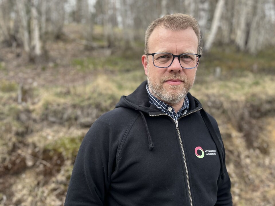 LOKALLAGSLEIAR: Bjørnar Nesje er leiar av Utdanningsforbundet Midt-Telemark.