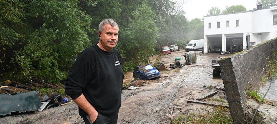 Her førte flaumen til 2,51 meter vatn i kjellaren, brann og oljelekkasje