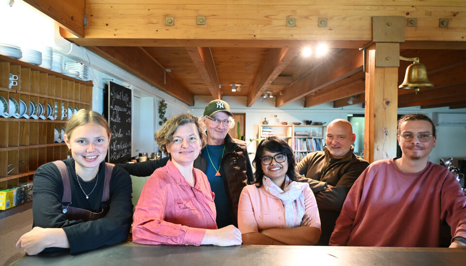 LIFJELL OPEN: Ingvild Flottorp, Zoé Eskes, Billy Castillo, Ela Fahmida Hanif, Reinhold Kager og Emil B. Andersen håper mange tek turen.