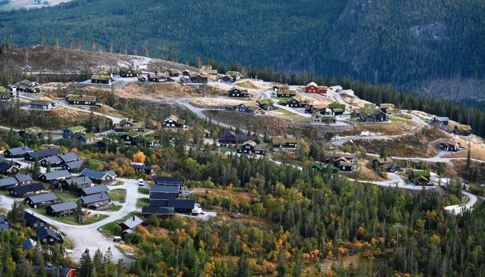 HYTTER: Jønnbu og Grostul på Lifjell, der det har vore mykje hyttebygging dei siste åra.