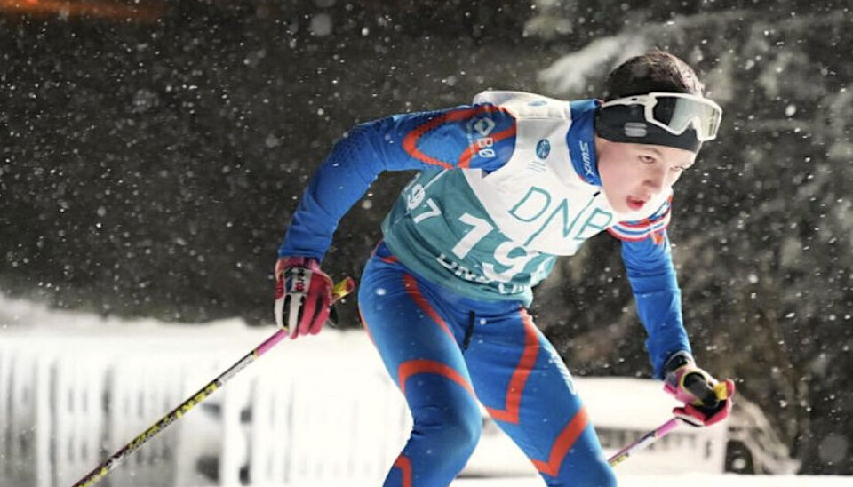 TALENT: Sander Steen går for Bø skiskyttarlag og er eit ungt talent på skiskyttararenaen.