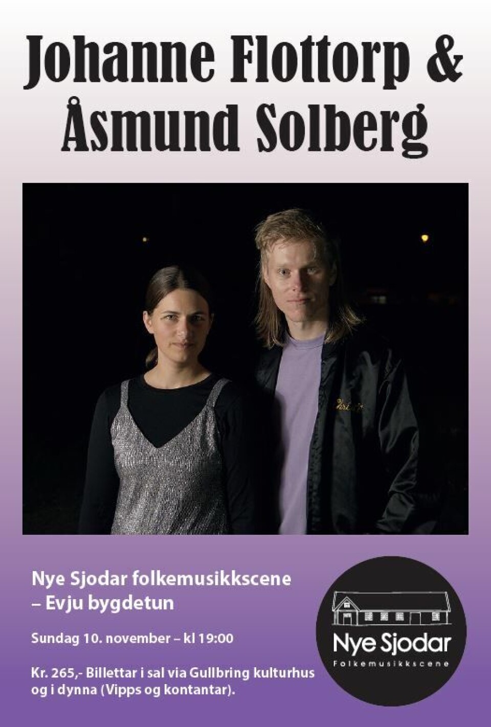 Konsert: Johanne Flottorp & Åsmund Solberg