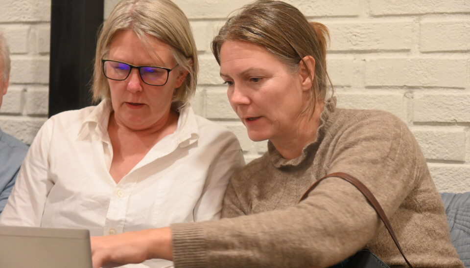 MEINING: Evy Beate Stykket og Frid Berge, kommunestyrerepresentantar for Venstre.