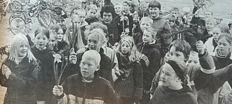 6. klassingane laga påskegudsteneste