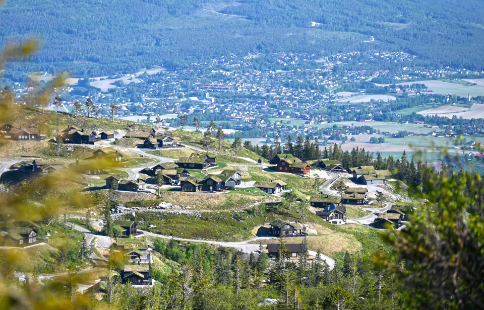 HYTTEFELT PÅ LIFJELL: På Grostul har det vore mykje utbygging av hytter dei siste åra.
