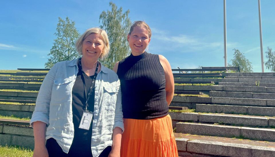 MEINING: Heidi Stavrum (t.v.), professor i kulturstudiar, og Solfrid Bratland Sanda, professor i idrettsvitskap, fysisk aktivitet og helse. Begge er tilsette ved Universitetet i Sør-Aust Noreg, campus Bø.