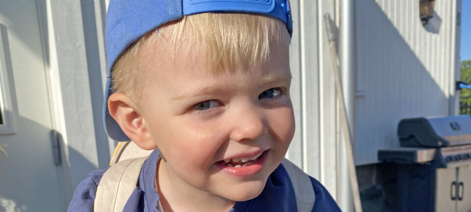 Gustav (3) vil jobbe same stad som mamma