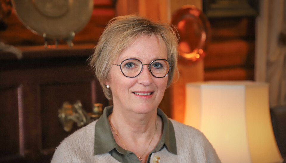 MEINING: Grete Johnsen, leiar i Nome Senterparti