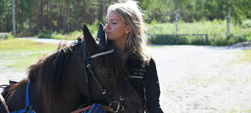 Line Charlotte (16) og Kompiz skal konkurrere i Finland