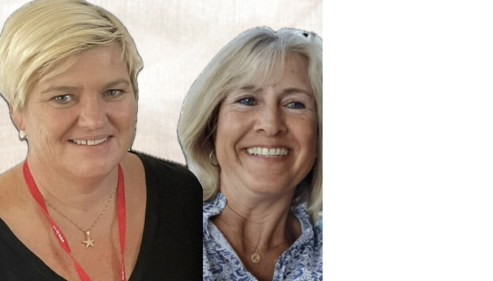 MEINING: Lise Larsen og Anita Andvik, Fagforbundet Telemark.