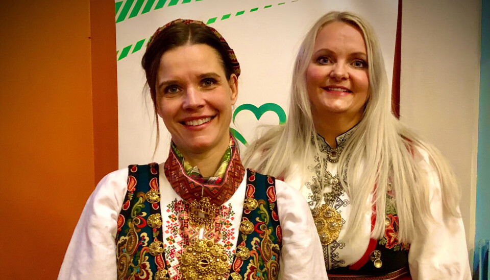 MEINING: Siri Blichfeldt Dyrland (t.v.) og Åslaug Sem-Jacobsen.