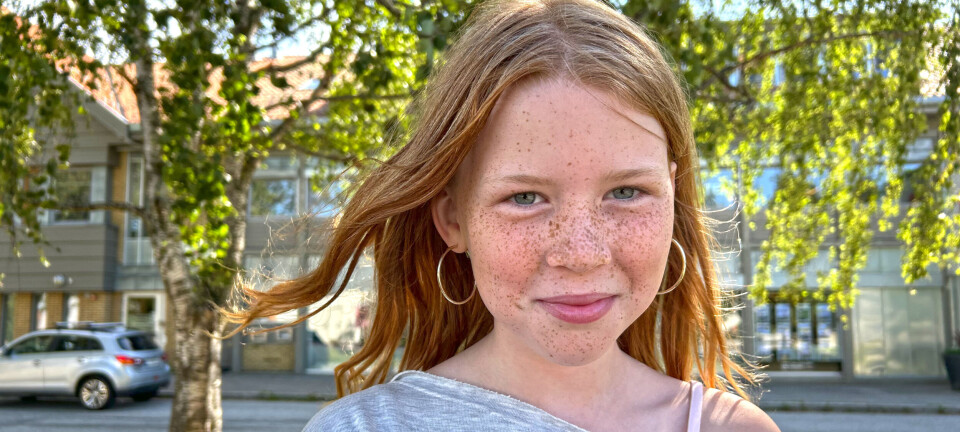 Jente med originalt yrkesval for framtida