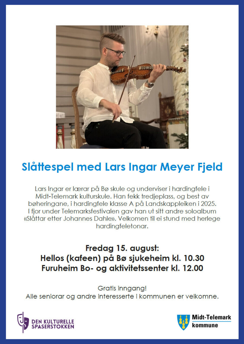 Slåttespel med Lars Ingar Meyer Fjeld