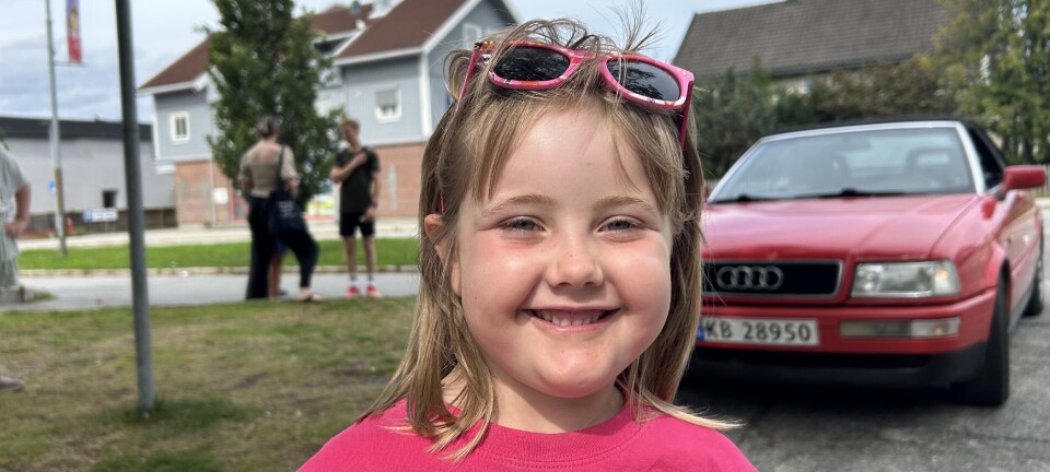 Olivia (5) veit akkurat kva for ei aude øy ho vil reise til