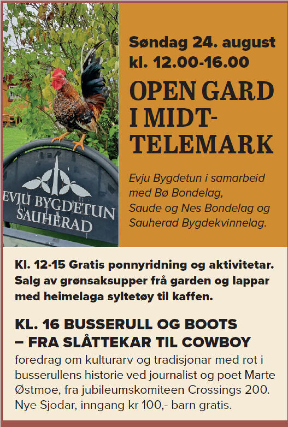 Open gård i Midt-Telemark