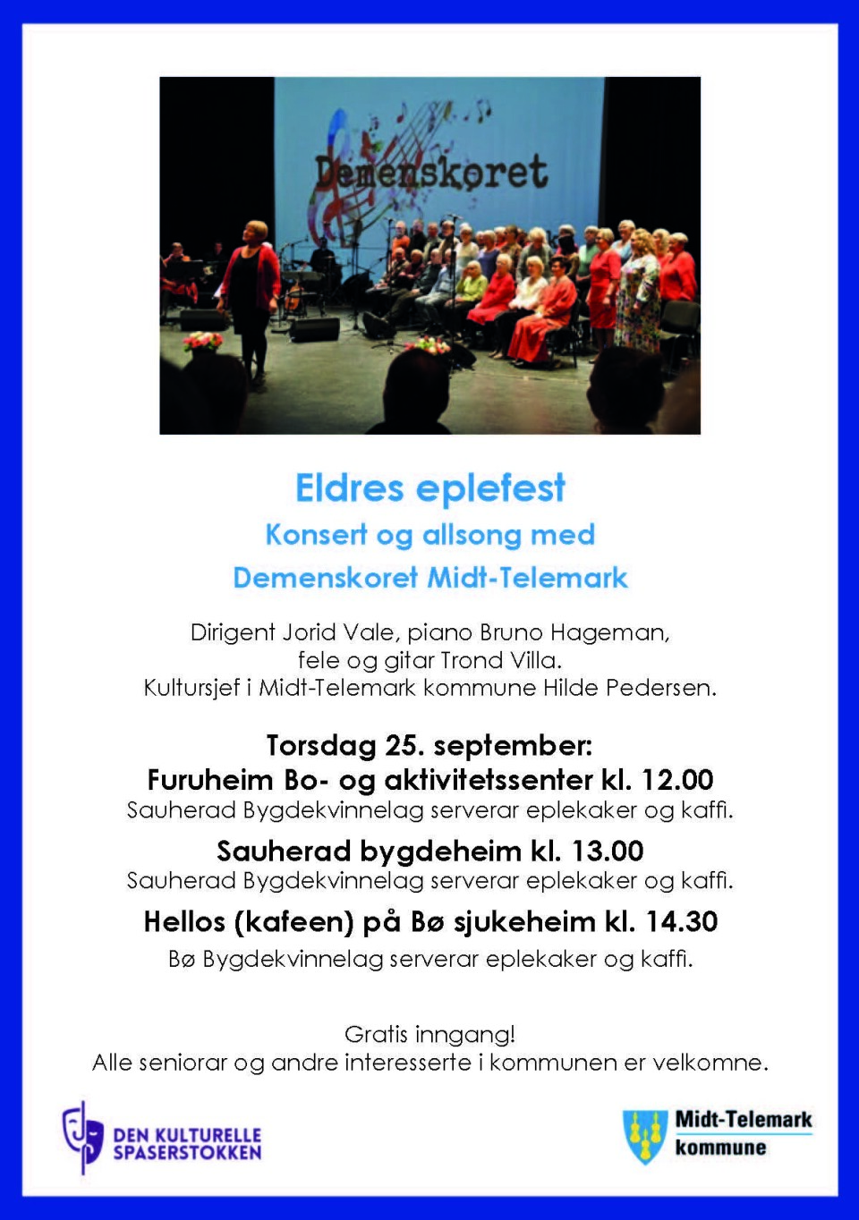 Eldres eplefest - konsert og allsong