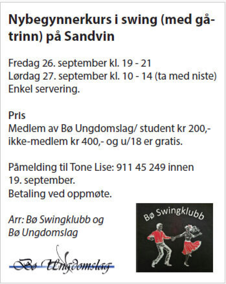 Nybegynnerkurs i swing