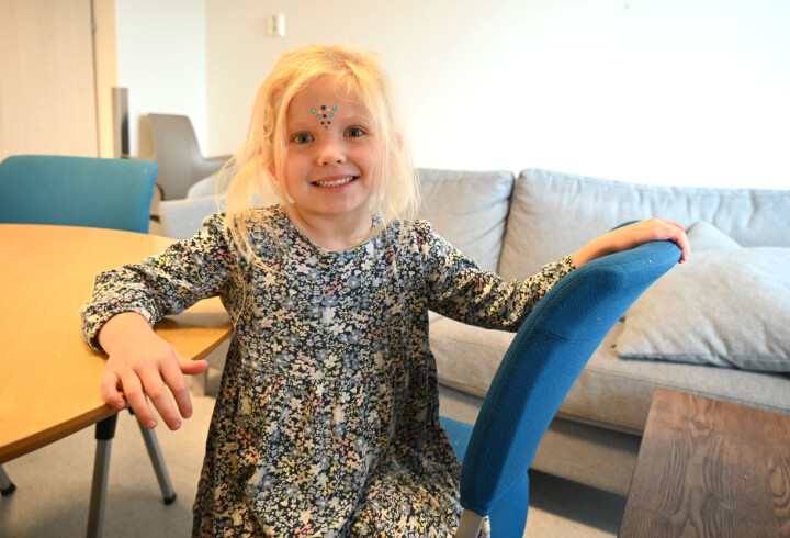Hermine (5) veit kor ho har lyst til å jobbe