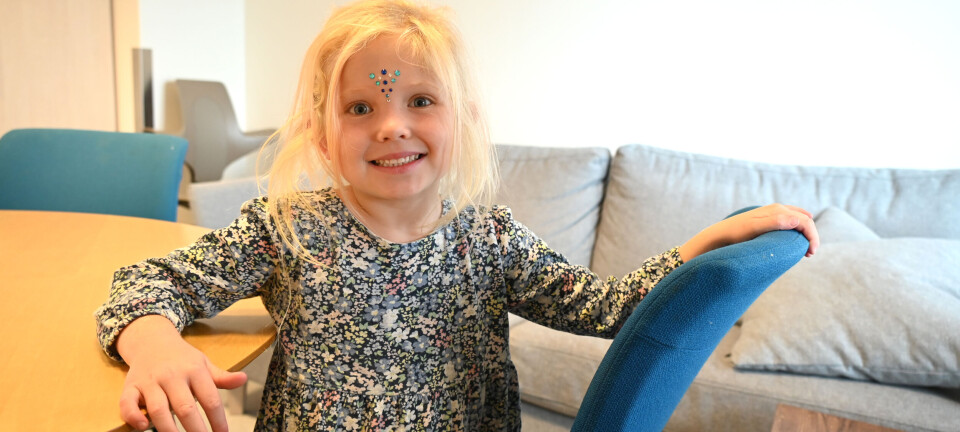 Hermine (5) veit kor ho har lyst til å jobbe