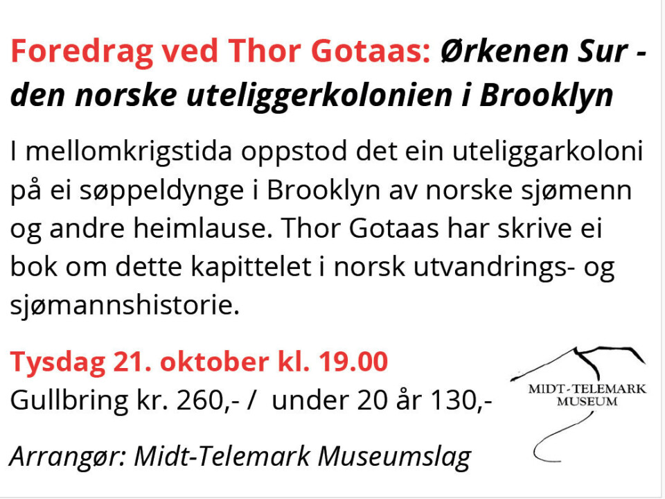 Foredrag ved Thor Gotaas