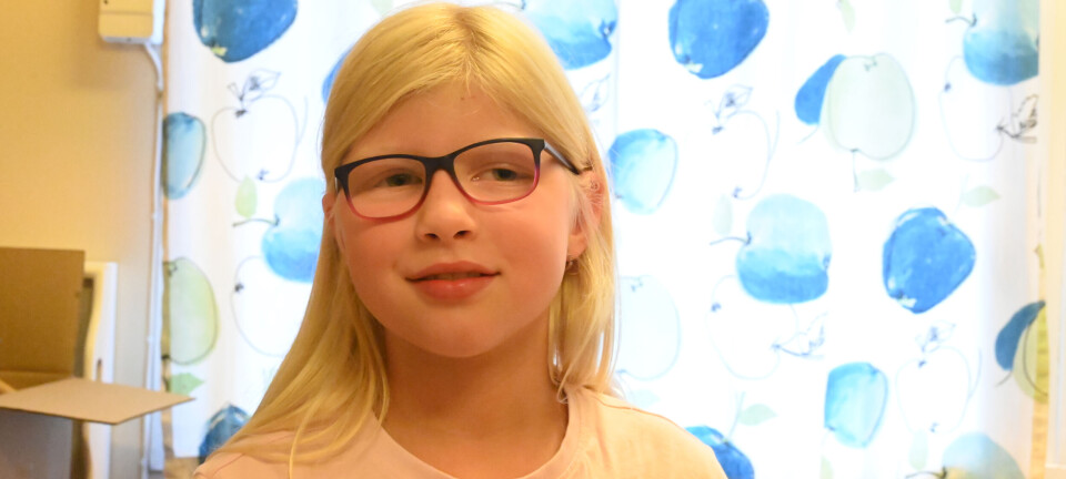 Eline likar å lære seg noko som kan sjå skummelt ut